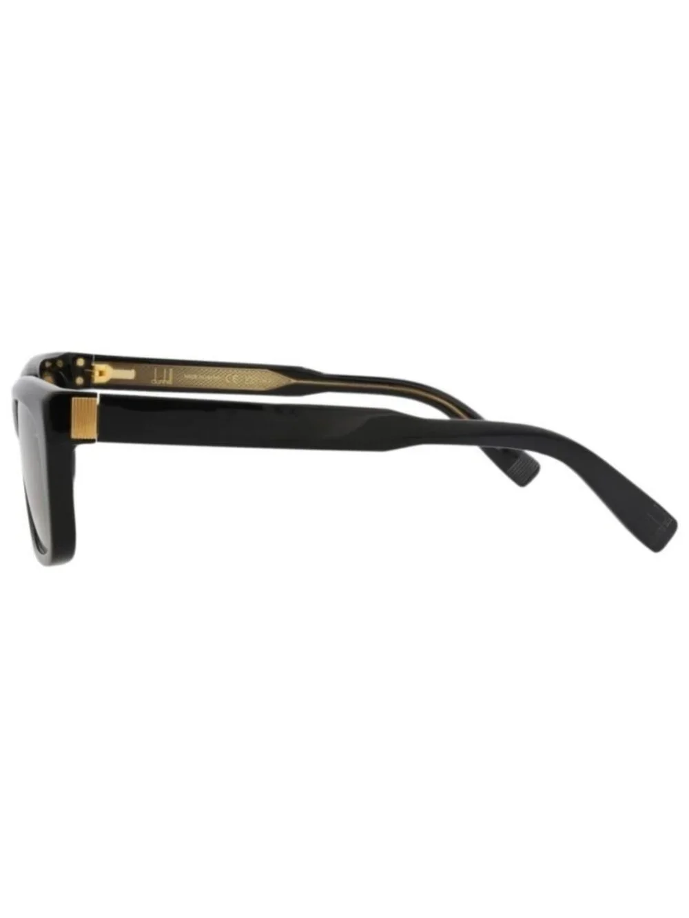 New Dunhill Mens Square/Rectangle Black Black Brown Fashion Designer Sunglasses